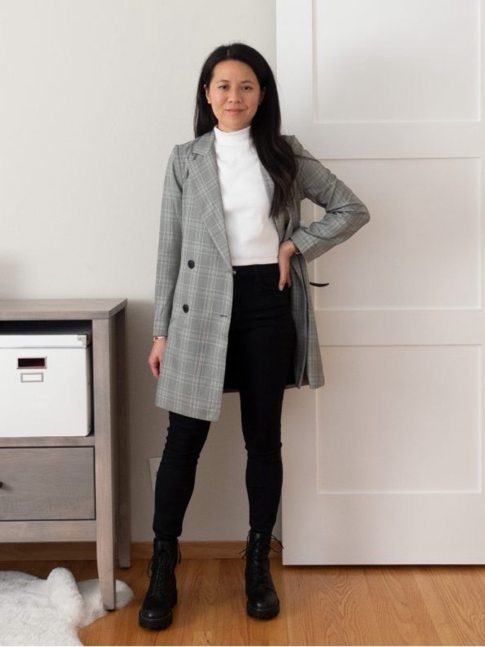 Vetta Capsule 3-in-1 The Blazer Dress in Plaid.